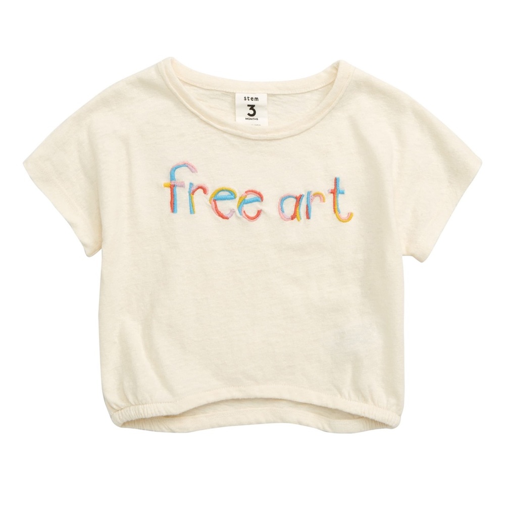 Stem Art Embroidered Dolman T-Shirt